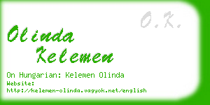 olinda kelemen business card